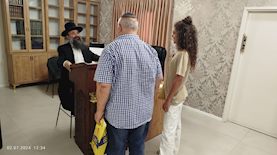 שלומית מלכה בפגישה, צילום: איציק אוחנה 'כיכר השבת', 'הרבנית של האינסטגרם'